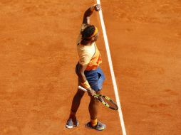 Nadal, con golpes más profundos y angulados, dominaba, marcaba el ritmo, y, además, veía bajar los porcentajes de saque de Murray. AFP / V. Hache