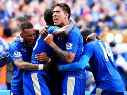 Leicester está primero con ocho puntos de ventaja sobre Tottenham. EFE / T. Keeton