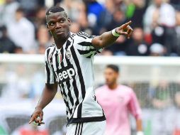 Pogba, en gran estado de forma en este final de temporada, marcó un tanto. EFE / Di Marco