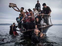 Es galardonado junto a sus colegas Sergey Ponomarev, Tyler Hicks y Daniel Etter del New York Times. AP / S. Ponomarev