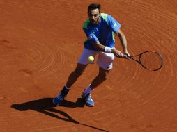 Granollers, 50 del ranking mundial, logró 10 aces en su triunfo. EFE / A. García