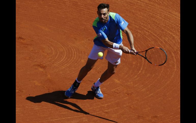 Granollers, 50 del ranking mundial, logró 10 aces en su triunfo. EFE / A. García