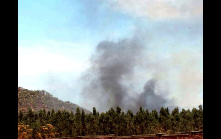 El enfrentamiento se registró entre comuneros de Doxey y Tlahuelilpan. Algunas casas en el cerro no han sido desalojadas. EL INFORMADOR / ARCHIVO