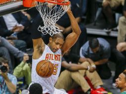 El dominicano Al Horford (foto) y Kyle Korver se destacaron por Atlanta con 17 puntos cada uno. EFE / E. Lesser