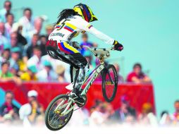 Esta brillante ciclista se ha mantenido en la cima y es una de las grandes esperanzas colombianas en Río. MEXSPORT /