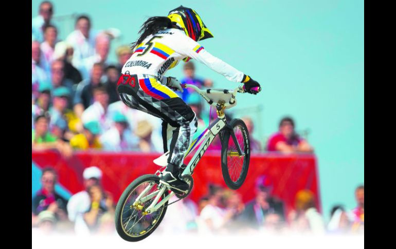 Esta brillante ciclista se ha mantenido en la cima y es una de las grandes esperanzas colombianas en Río. MEXSPORT /