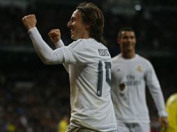 En un encuentro brillante, Modric que puso el broche con gol. AP / F. Seco