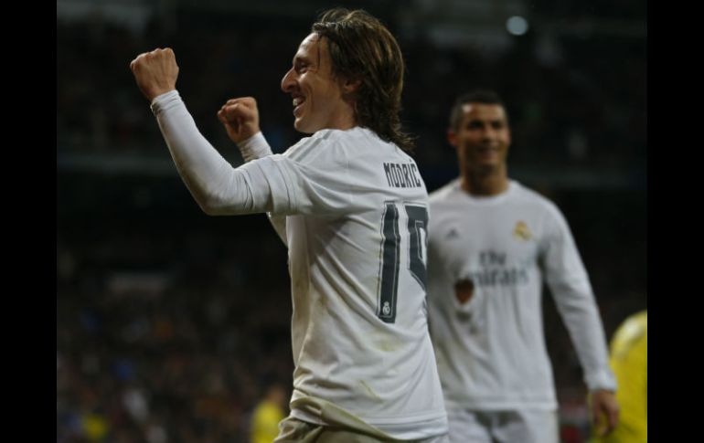 En un encuentro brillante, Modric que puso el broche con gol. AP / F. Seco