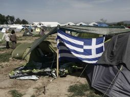 Los sobrevivientes fueron albergados en Kalamata, Grecia, para ser procesados. EFE / K. Tsironis