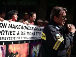 La reforma de las pensiones ha provocado gran polémica y respuesta social entre la ciudadanía. AFP / L. Gouliamaki