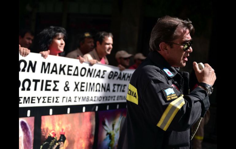 La reforma de las pensiones ha provocado gran polémica y respuesta social entre la ciudadanía. AFP / L. Gouliamaki