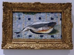 'Pescado sobre un plato' de Pierre Bonnard, de 1921. EL INFORMADOR / E. Barrera