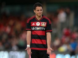 Javier 'Chicharito' Hernández prefiere participar en la Copa América en junio próximo. MEXSPORT /