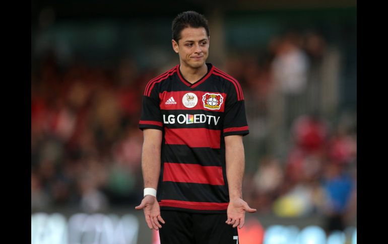 Javier 'Chicharito' Hernández prefiere participar en la Copa América en junio próximo. MEXSPORT /