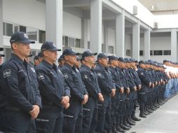 Los graduados este viernes conforman la primera generación egresada de la actual corporación. ESPECIAL / Policía de Guadalajara