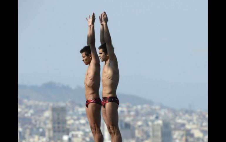 Por otro lado, Iván García y Germán Sánchez cierran en sexto lugar en la plataforma de 10 metros. AFP / ARCHIVO