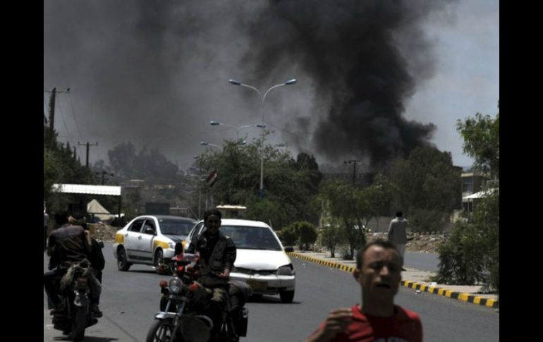 Un sujeto desconocido caminó hacia el grupo de combatientes y detonó su cinturón explosivo. EFE / ARCHIVO