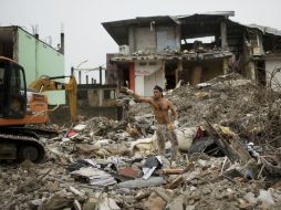 Las autoridades estiman que cerca de 10 mil edificaciones quedaron totalmente destruidas o afectadas. AP / R. Abd