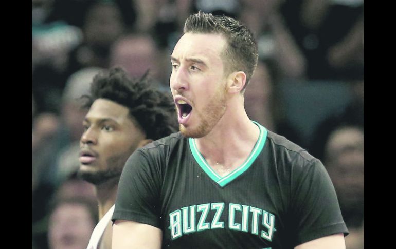 Frank Kaminsky. El novato de los Hornets tuvo una destacada actuación anoche en Charlotte. AFP /