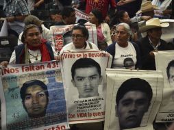 Indican que los familiares continúan esperando respuestas tras casi dos años que los estudiantes desaparecieron. AFP / Y. Cortez