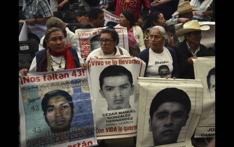 Indican que los familiares continúan esperando respuestas tras casi dos años que los estudiantes desaparecieron. AFP / Y. Cortez