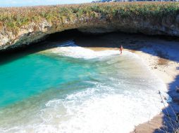 La playa del Amor de las Islas Marietas será cerrado a partir del 9 de mayo debido al deterioro ecológico. SUN / ARCHIVO