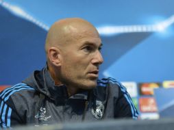 'Están perfectos y creo que están al cien por cien', señaló Zidane en la rueda de prensa. EFE / P. Powell