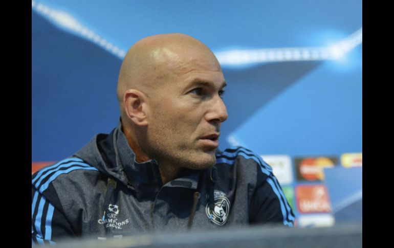 'Están perfectos y creo que están al cien por cien', señaló Zidane en la rueda de prensa. EFE / P. Powell