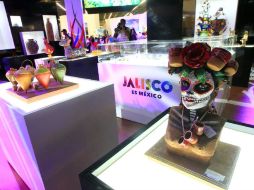 El pabellón de Jalisco, dentro del Tianguis Turístico, muestra las artesanías del Estado y los atractivos que ofrece a los visitantes. EL INFORMADOR / E. Barrera