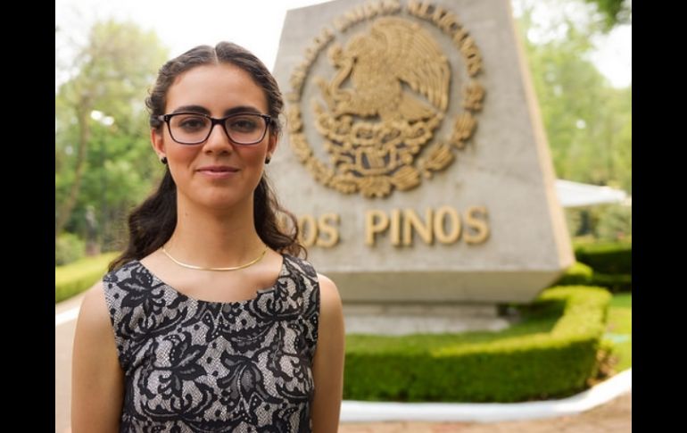 Olga Medrano. Muestra su talento a través de la lógica matemática. ESPECIAL /