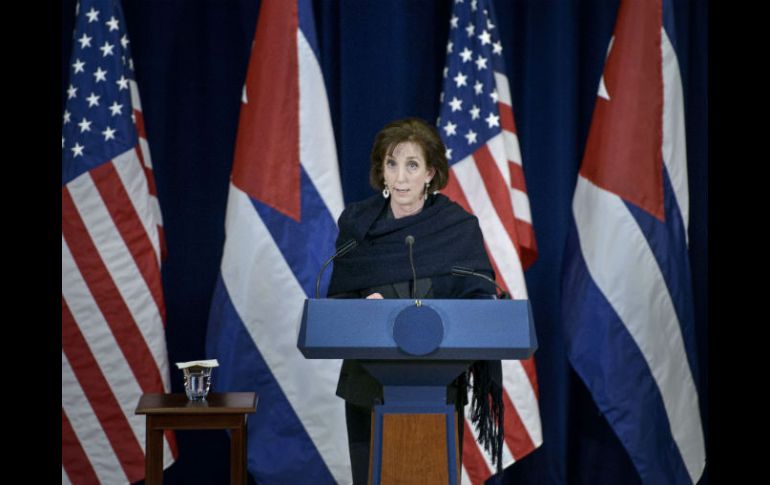 La candidatura de Roberta Jacobson fue confirmada en comisiones en octubre de 2015; sólo falta su ratificación en el pleno. AFP / ARCHIVO