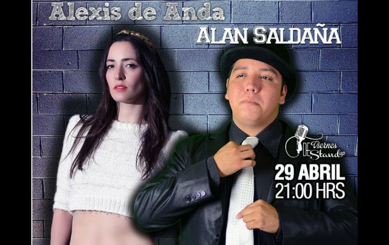 Se presentará junto con Alan Saldaña mañana 29 de abril con sus rutinas de Stand Up. TWITTER / @teatrogalerías