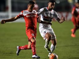 Con cuatro goles de ventaja, el Toluca recibirá el próximo miércoles al Sao Paulo. AFP / N. Almeida