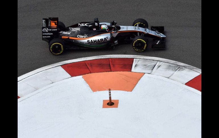 Celis dirige el Force India en las primera pruebas libres en Sochi. AFP / Y.Kadobnov