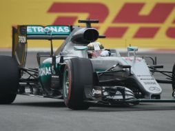 Hamilton acabó la Q1 por delante de su compañero, el alemán Nico Rosberg. AFP / A. Nemenov