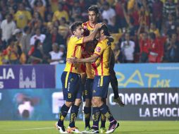 Los goles de la victoria michoacana fueron obra de Carlos Adrián Morales, Juan Pablo Rodríguez y Luis Gabriel Rey. MEXSPORT / A. García