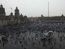 La concentración de manifestantes concluyó a las 9:40 horas. AP / ARCHIVO