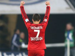 Hasta el momento, Javier suma 26 goles en 39 partidos enfundado con el jersey del Leverkusen. MEXSPORT / ARCHIVO