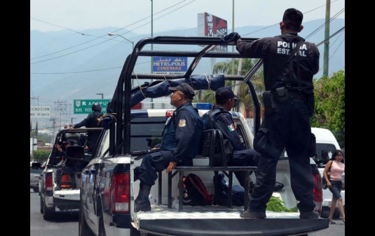 El 83 por ciento de los municipios cuentan con policía, pero el 90 por ciento de ellas cuentan con menos de cien elementos. NTX / ARCHIVO