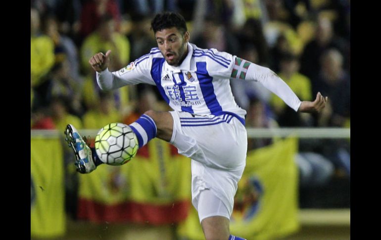 Carlos Vela se perdió el previo encuentro ante Real Madrid debido a la acumulación de tarjetas. AFP / ARCHIVO