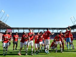 El Bayern se corona hoy campeón alemán con una victoria a domicilio ante el Ingolstadt (1-2). AFP /