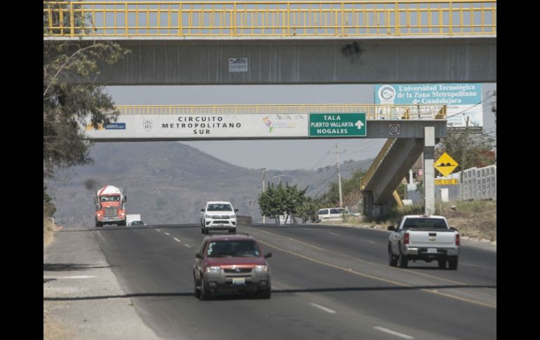 La Semov registró un promedio de apenas 11 mil 808 vehículos circulando el Circuito Metropolitano Sur, el Periférico tiene 124 mil 104. EL INFORMADOR / R. Tamayo