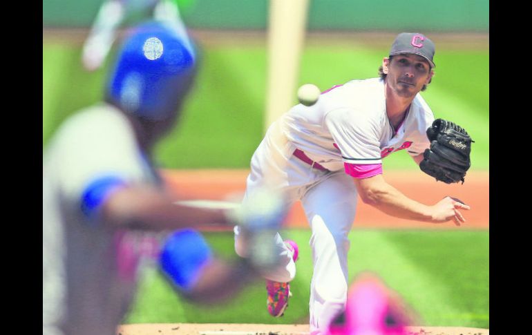 Josh Tomlin. Trabajó seis entradas completas, en las que permitió siete imparables, un jonrón y cuatro carreras. AP /