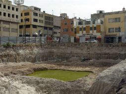 En el terreno existe agua a partir de una profundidad de 4.8 metros, y de roca basáltica a partir de los seis. EL INFORMADOR / E. Barrera