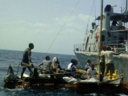 Las personas fueron trasladadas al puerto de Yukalpeten, Yucatán. EFE / ARCHIVO