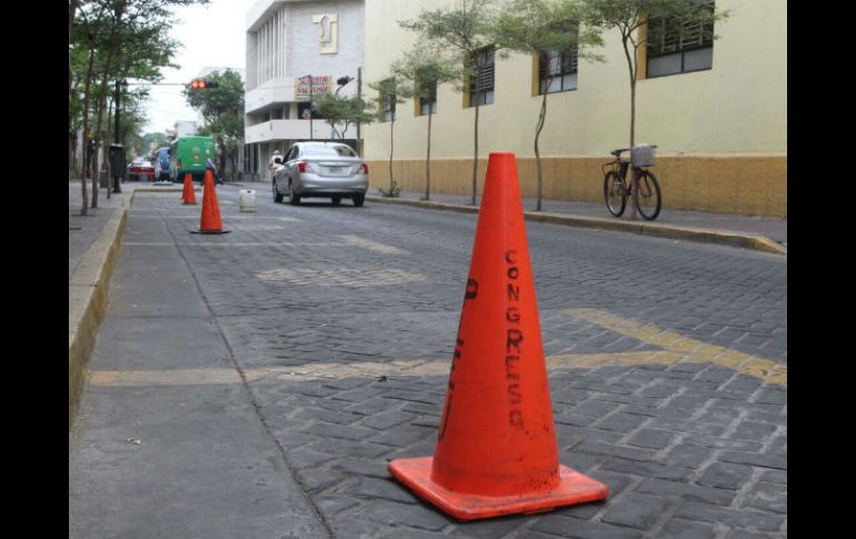 El Congreso cuenta con 88 cajones; de éstos, 21 no tiene permiso. EL INFORMADOR / A. Hinojosa