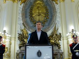 Macri afirmó la tarde de este martes que colaborará con la justicia. EFE /