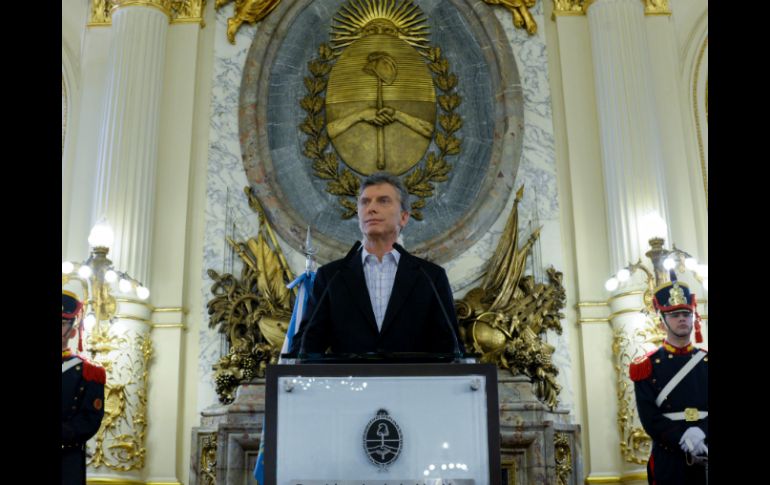 Macri afirmó la tarde de este martes que colaborará con la justicia. EFE /