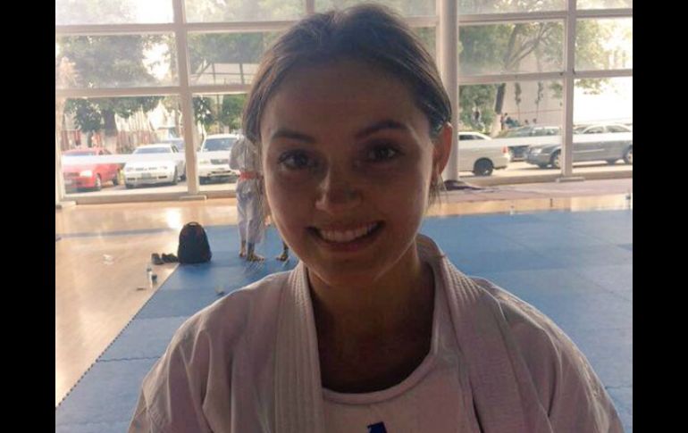 Paola Padilla destacó el trabajo realizado por el equipo de karate. TWITTER / @udg_oficial