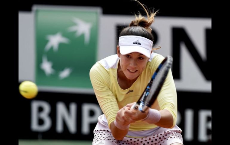 La española número cuatro del mundo luchará con la suiza Timea Bacsinszky por un lugar en semifinales. AP / C. Onoratt